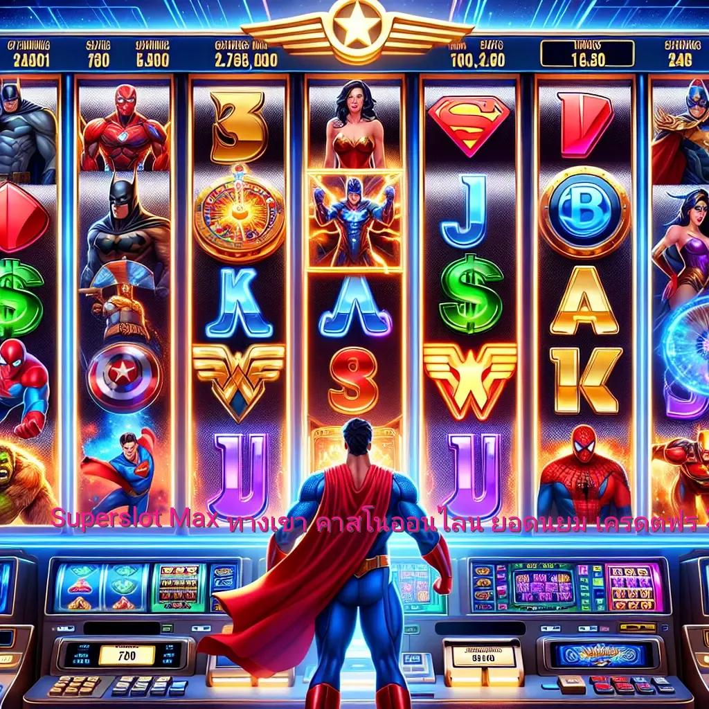 Superslot Max ทางเข้า คาสิโนออนไลน์ ยอดนิยม เครดิตฟรี 2023