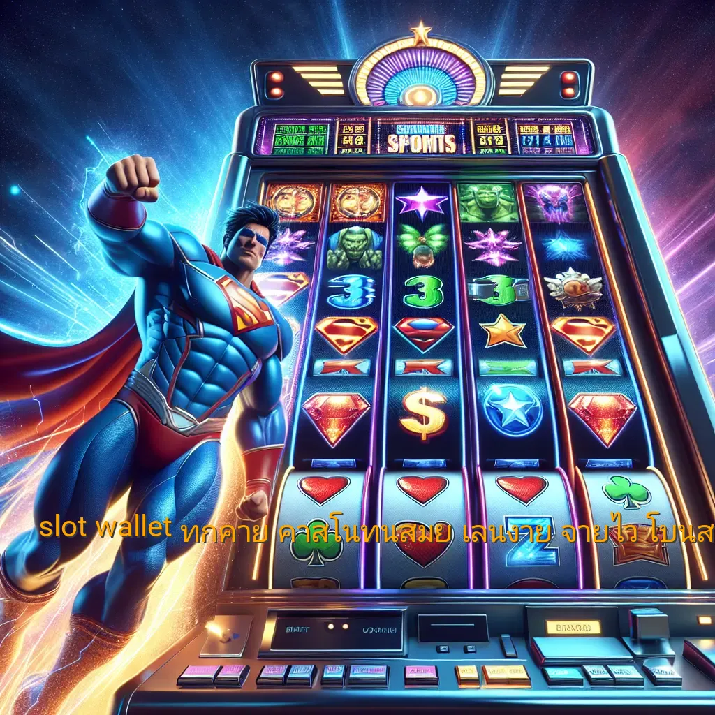 slot wallet ทุกค่าย คาสิโนทันสมัย เล่นง่าย จ่ายไว โบนัสมากมาย