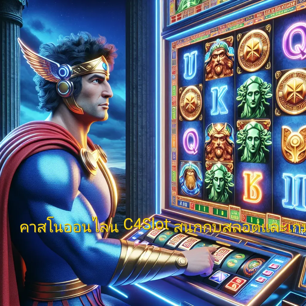 คาสิโนออนไลน์ C4Slot: สนุกกับสล็อตและเกมทันสมัย 