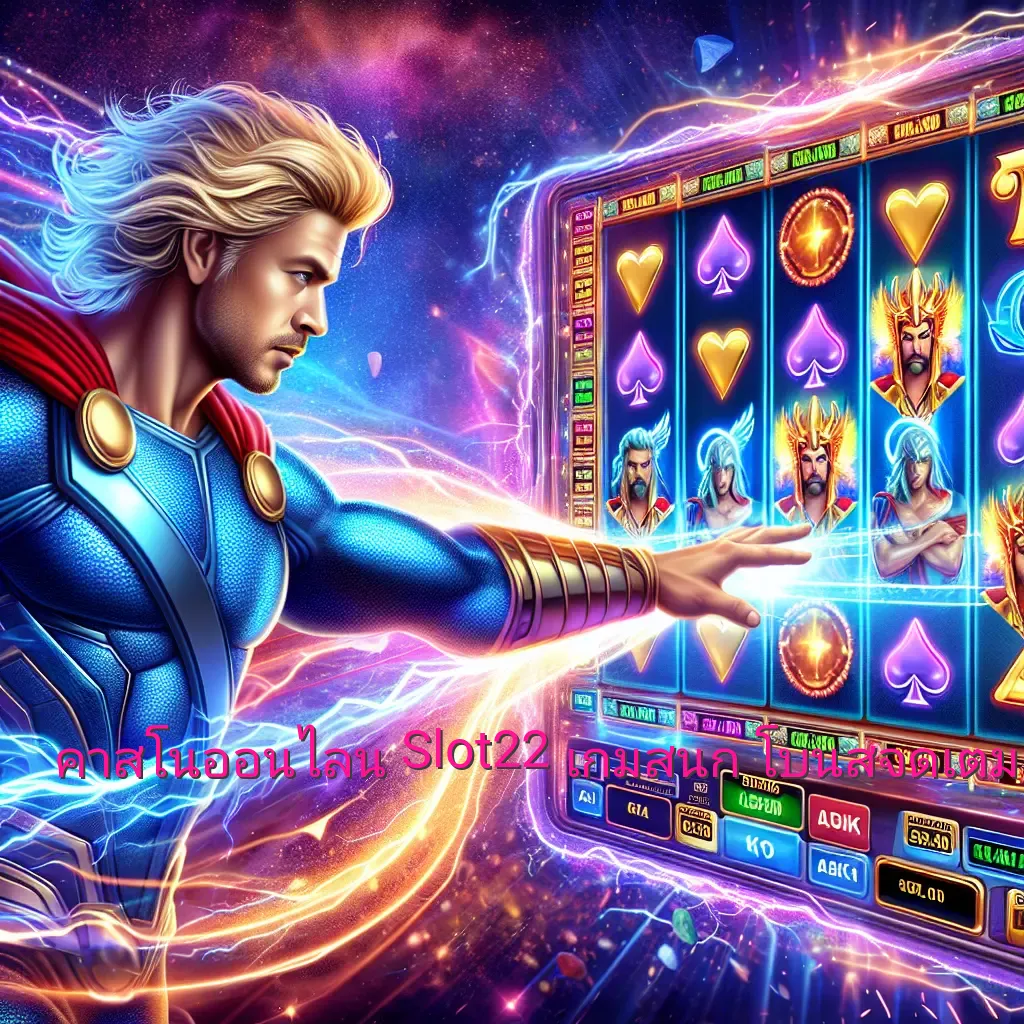 คาสิโนออนไลน์ Slot22: เกมสนุก โบนัสจัดเต็ม 2023