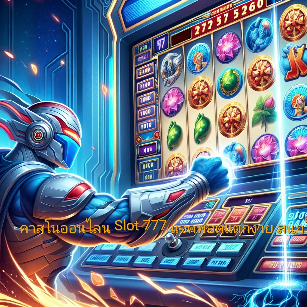 คาสิโนออนไลน์ Slot 777: แจ็คพอตแตกง่าย สนุกได้ทุกวัน